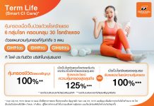 ที ไลฟ์ ประกันชีวิต รุกเสิร์ฟ “Term Life (Smart CI Care)” ประกันคุ้มครองชีวิตและโรคร้ายแรง 6 กลุ่มโรค ครอบคลุม 30 โรคร้ายแรง ผ่านช่องทางออนไลน์ เน้นซื้อง่าย สะดวก ตอบโจทย์ผู้บริโภคยุคใหม่